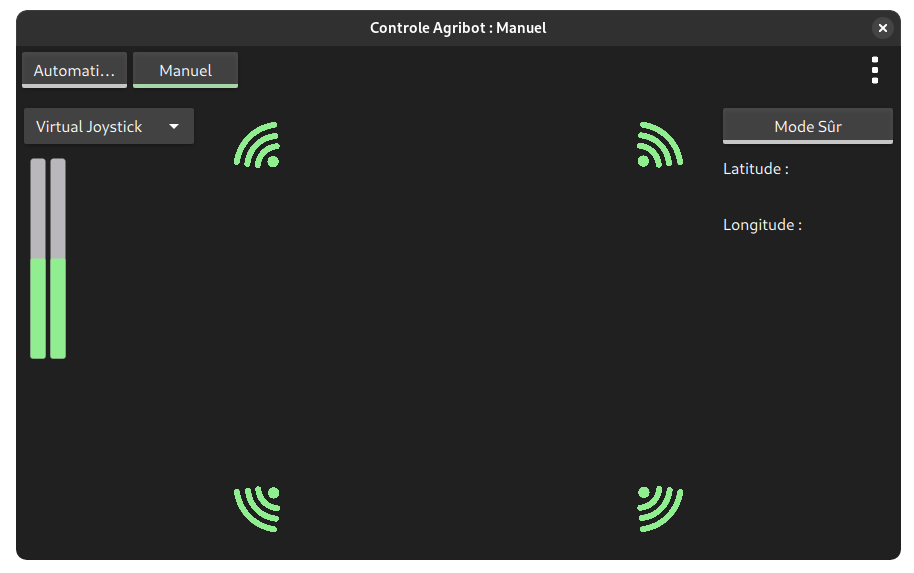 Agribot Screenshot 1 : Manual control mode